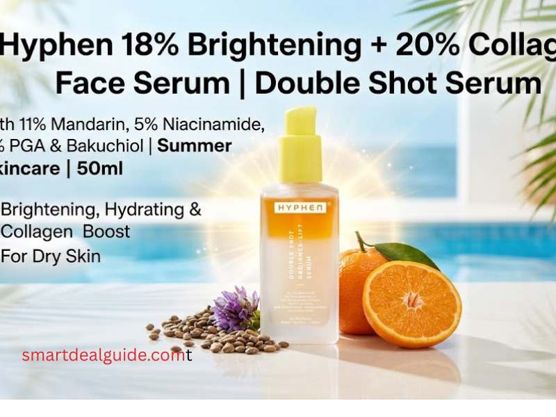Hyphen 18% Brightening + 20% Collagen Double Shot Serum Review2026