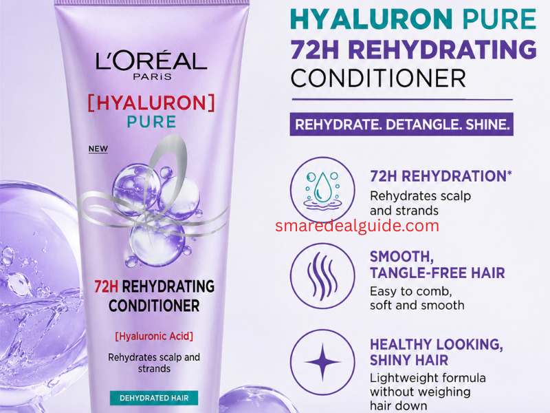 L'Oréal Paris Hyaluron Pure 72H Rehydrating Conditioner Review