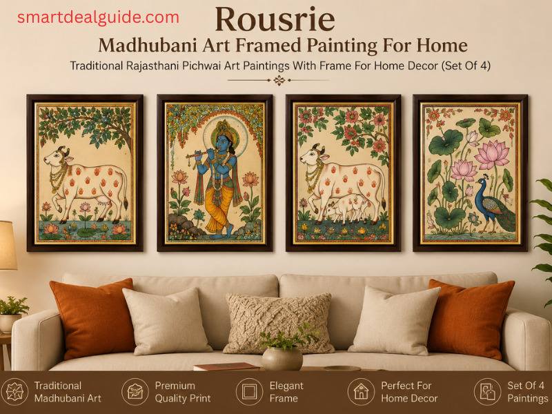 Rousrie Madhubani Art Framed Painting Review 2026